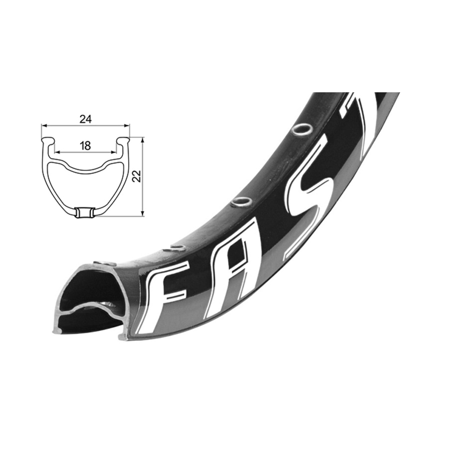 Ráfik REMERX Fast Disc 559x18 BA + nit 36 dier