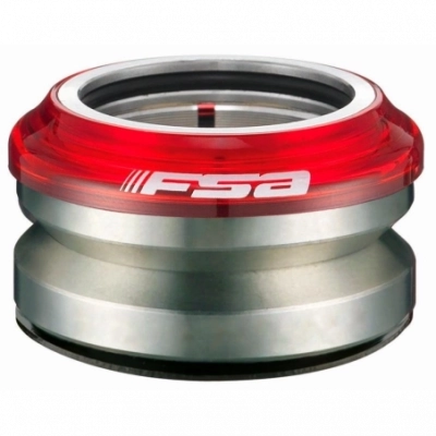 FSA hlavové zloženie IMPACT transparent red 15mm alloy 1-1/8 - OD 44