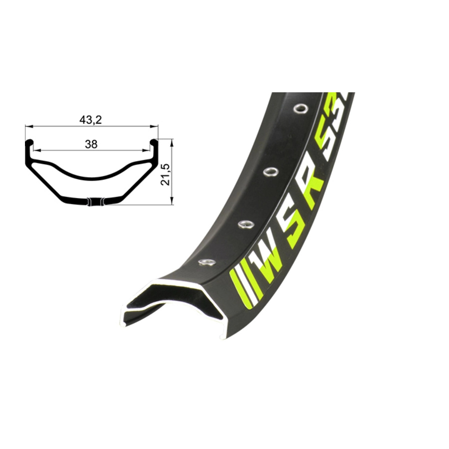 Ráfik Remerx WSR 538 (27.5"") 584x38 BA + nit