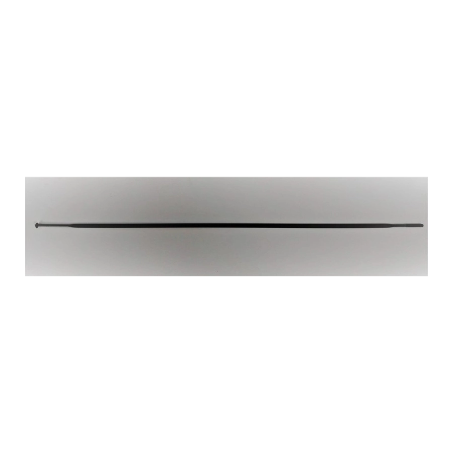 VISION drôt Alpina INOX Flat 2.0 / 275mm Black DP straightpull