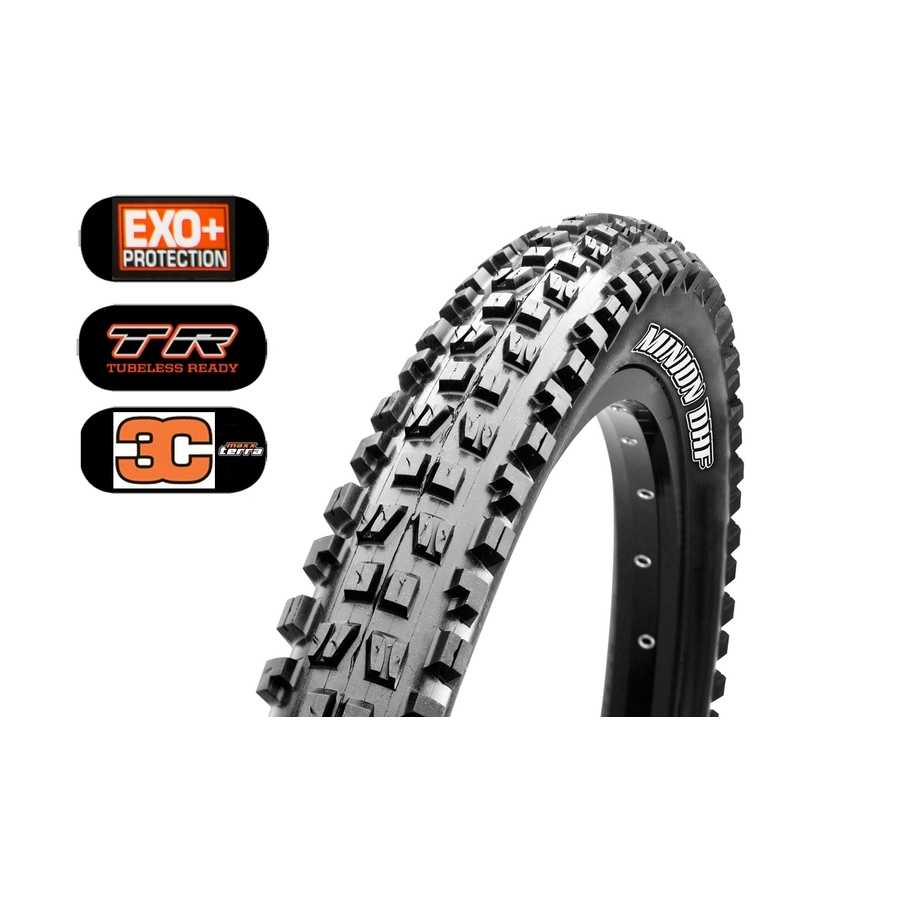Plášť MAXXIS Minion DHF 27.5 x 2.50 WT kevlar EXO+ TR 120TPI 3C Maxx Terra