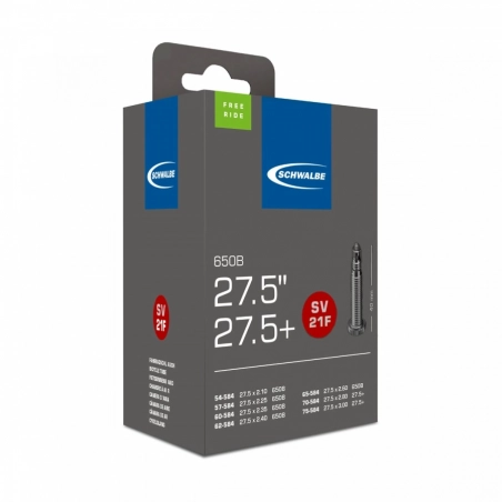 Schwalbe duša SV21F 27.5x2.10/3.00 FV 40mm (54/75-584) 200g Freeride