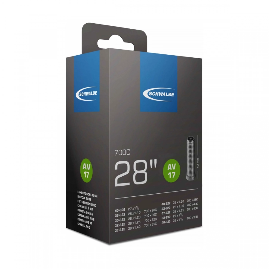 Schwalbe duša AV17 700x28/45C AV 40mm (28/47-622) 150g