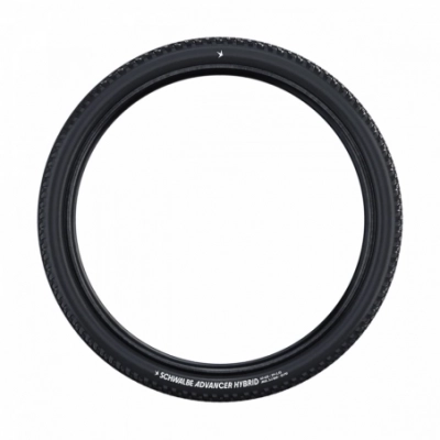 Schwalbe plášť ADVANCER HYBRID (65-584) 27.5x2.60 Active 50EPI PunctureGuard 1250g Čierny reflex Green NEW25