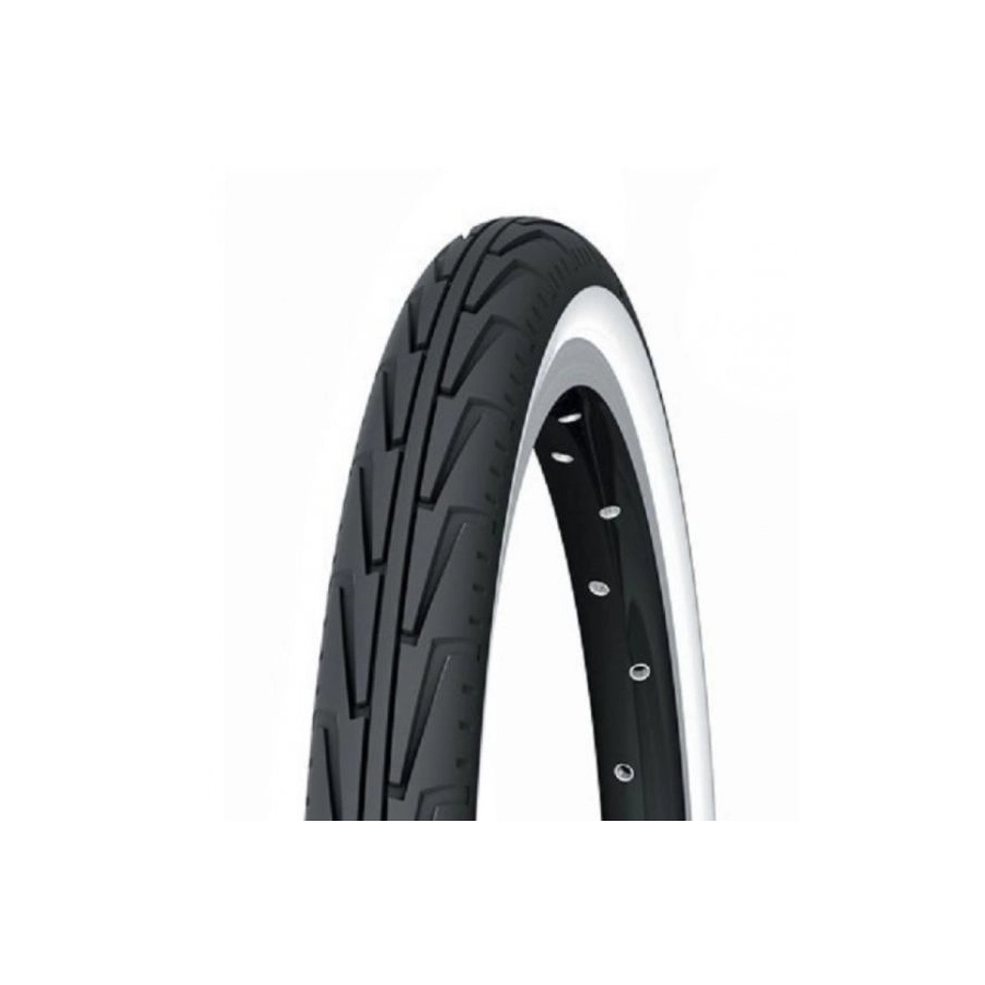 Michelin plášť CITY J 24x1.75 33TPI čierno/biely 630g /Vel:24