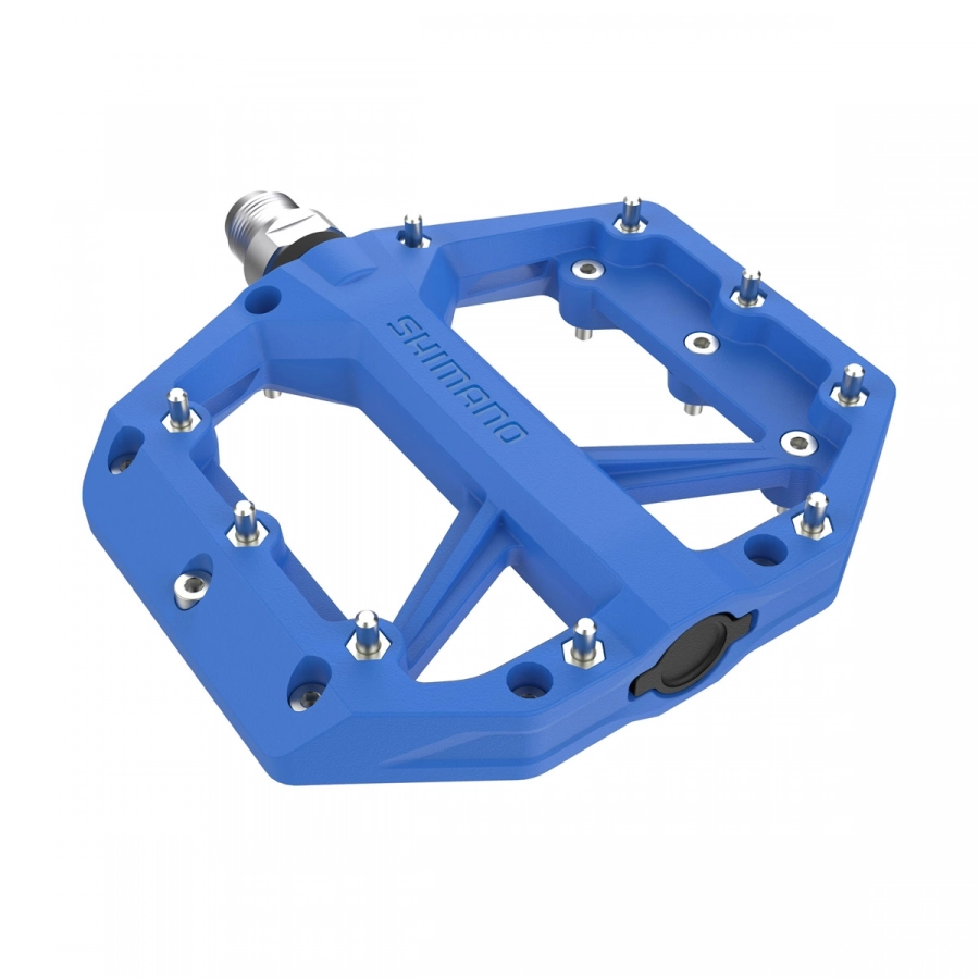 Shimano pedále MTB Flat PD-GR400 modré BMX