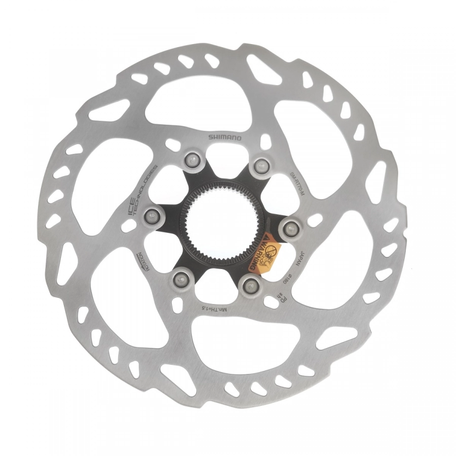 Shimano kotúč brzdový SM-RT70 180mm Center Lock Ice Tech (vonk. uťahov.)