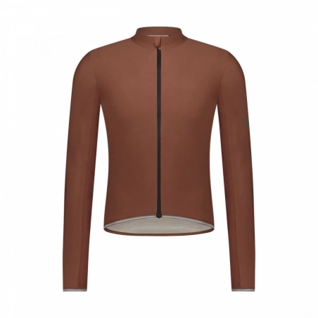 Shimano dres EVOLVE MERINO LONG hnedý /Vel:XL