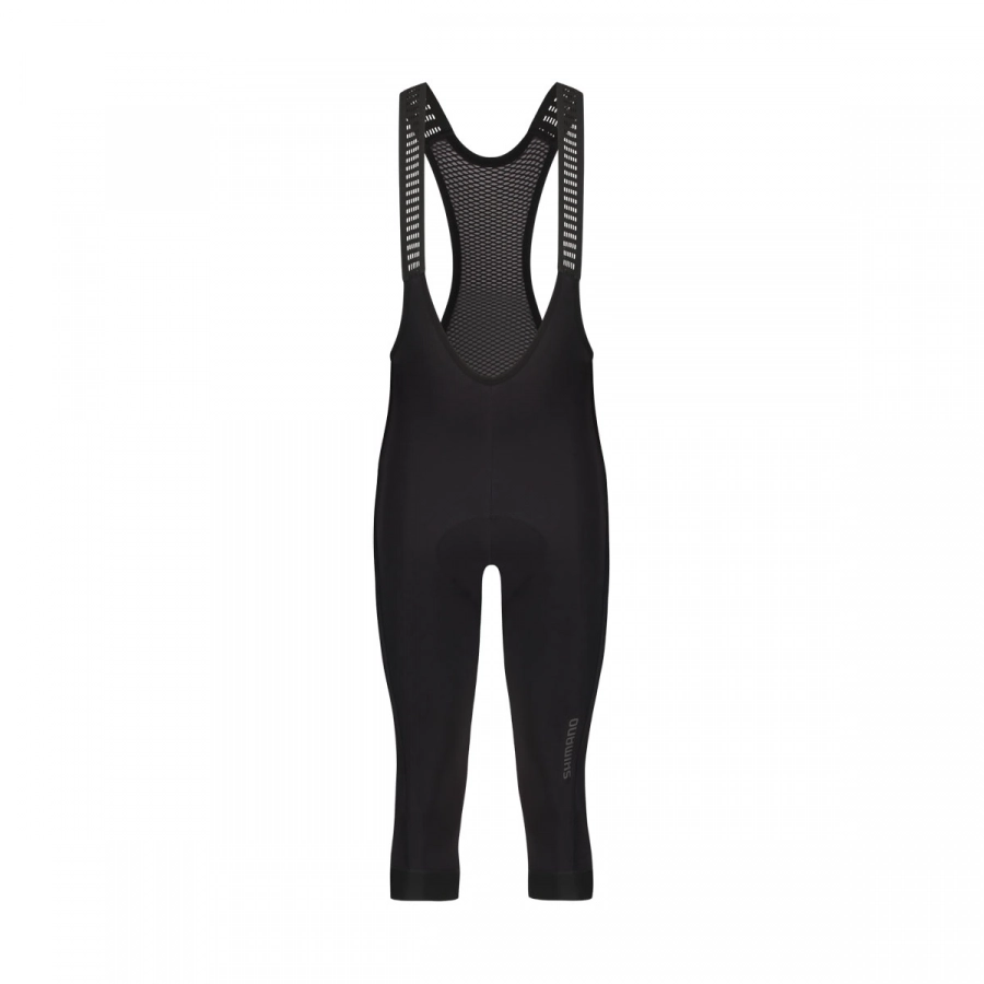 Shimano nohavice VERTEX KNICKERS 3/4 zateplené s trakmi čierne /Vel:XL