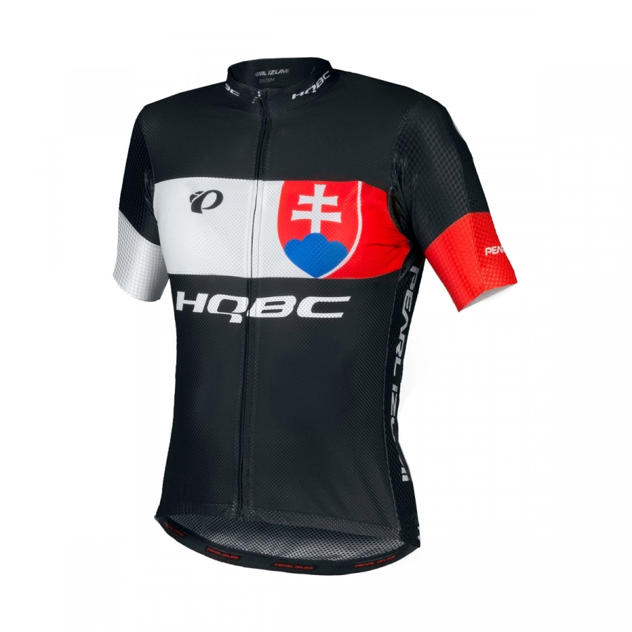 Hqbc dres QPI SK TEAM LADY krátky rukáv čierna/červená /Vel:XS