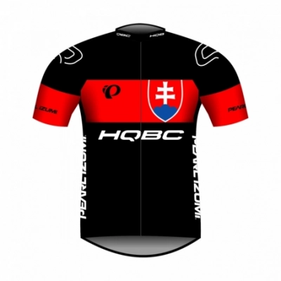 Hqbc dres QPI SK TEAM 2021 krátky rukáv čierna/červená /Vel:XL