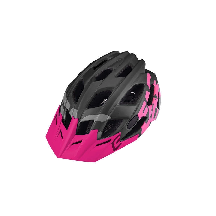 Prilba Extend FACTOR dark grey- rose pink M/L (58-61cm) matná