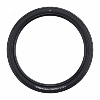 Schwalbe plášť ADVANCER HYBRID (57-622) 29x2.25 Active 50EPI PunctureGuard 1060g Čierny reflex Green