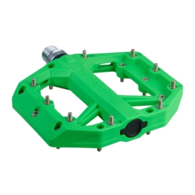 Shimano pedále MTB Flat PD-GR400 zelené