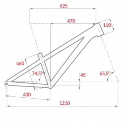 Bicykel BeFly SUGAR trail HT black L/19''