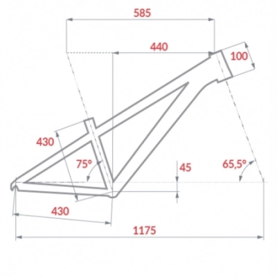 Bicykel BeFly SALT trail HT orange M/17''
