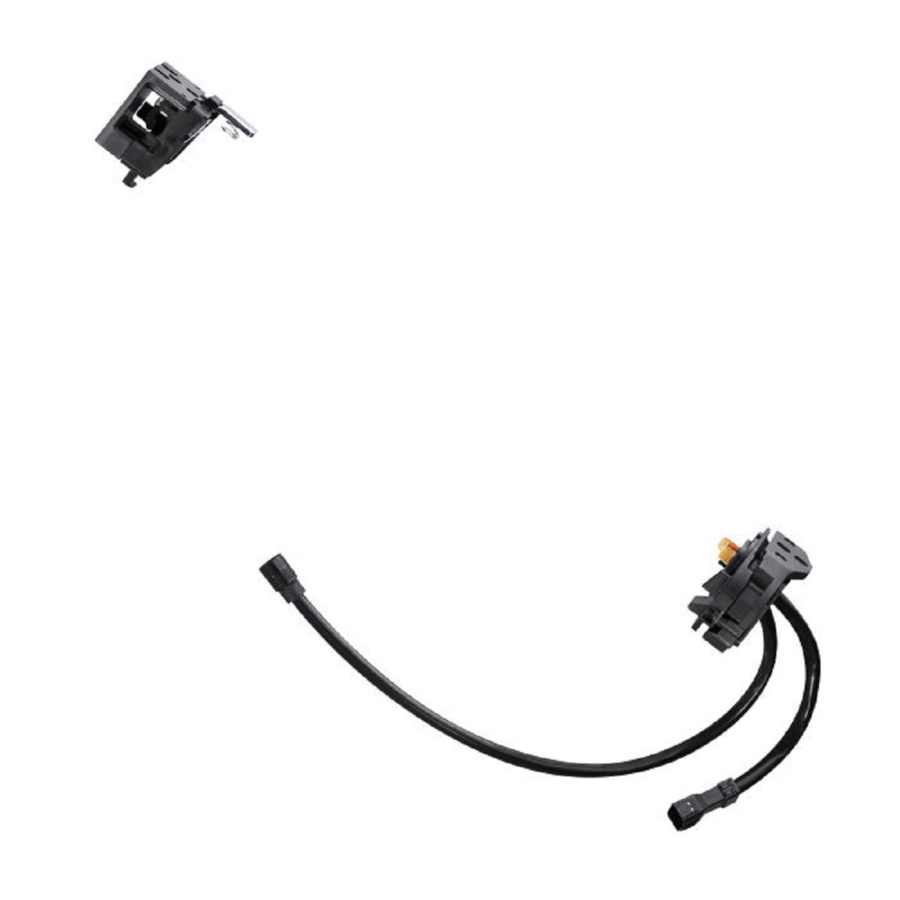 Shimano držiak BM-E8030 pre baterky STEPS BT-E8035/E8036 na rám bez zámku s káblom 250mm čierny